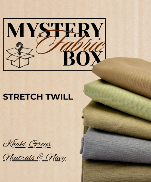 Stretch Twill - Solid Neutral Color Assortment | Mystery Box - twill fabrics fabric by LongLing